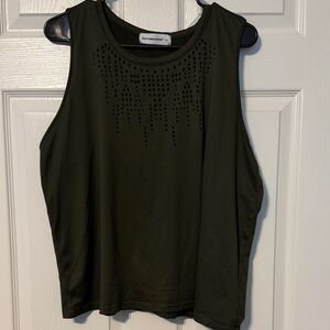 Burn Boot Camp Dark Green Sleeveless Top